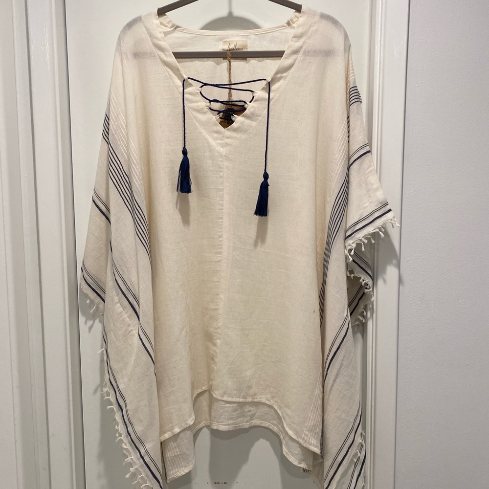 The Handloom NWT boho Caftan swim cover-up